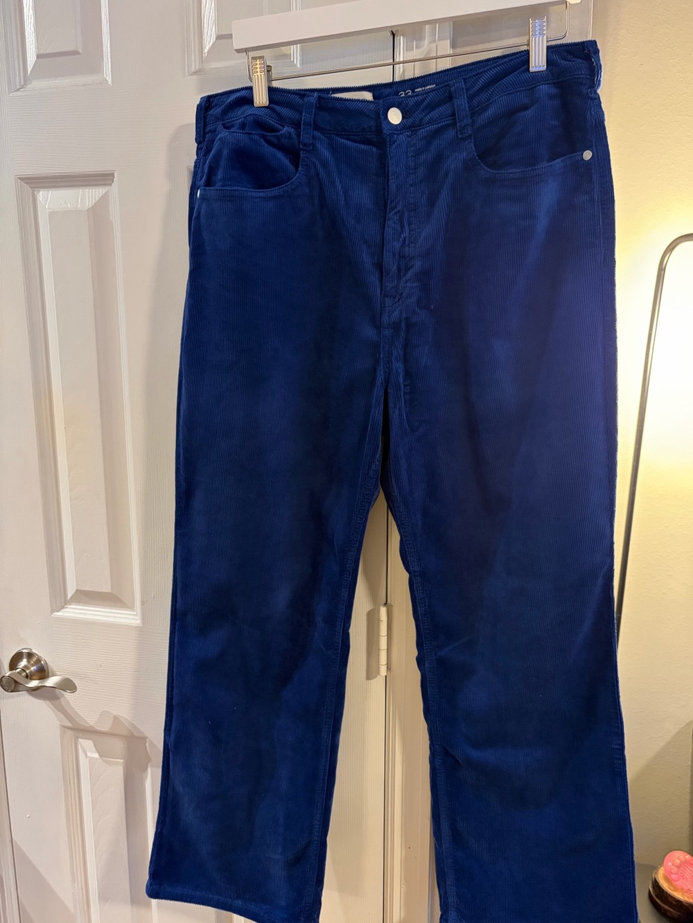 Women's Corduroy Pants - Deep Blue
